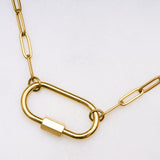 Lock Chain Halskette