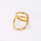 Auffälliger Ring: Zieht alle Blicke auf sich, aber dennoch bequem. Inspiriert von New York und ausgefallenen Outfits. Lass deiner Kreativität freien Lauf! Für Frauen, 18k vergoldet und wasserfest.