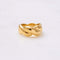 Charmant und vielseitig: Dieser Ring ist perfekt zum Stapeln und harmoniert auch gut mit anderen Materialien wie Silber. Er wertet jedes Outfit auf und ist perfekt für den Alltag geeignet - probier es aus! Für Frauen, 18k vergoldet und wasserfest.